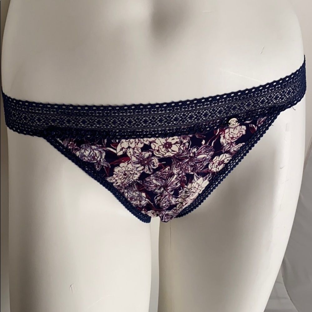 Lucky Brand multicolor violet nylon panty M - Picture 1 of 9